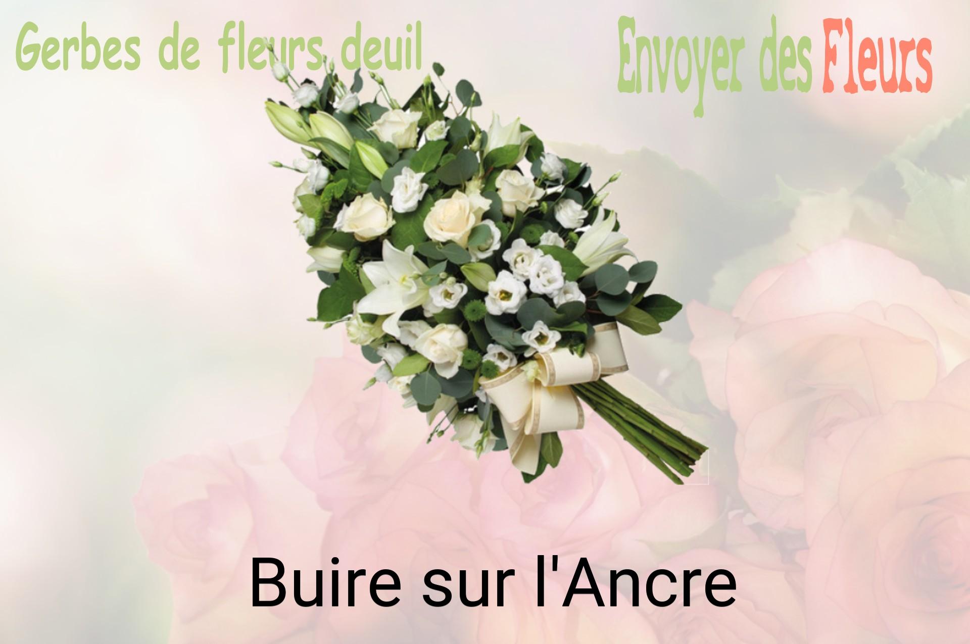 Gerbe de fleurs de deuil livrée à Buire-sur-l'Ancre
